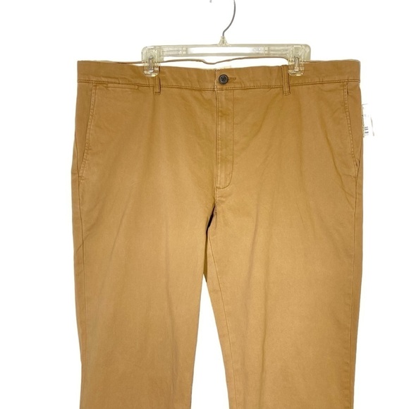 Goodthreads Men 42W x 36L khaki Brown Slim-Fit Washed Comfort Stretch Chino Pant - Picture 4 of 12